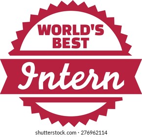 World's Best Intern Badge