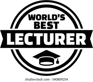 World's best Lecturer button