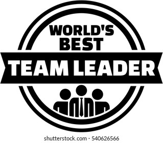 World's best Team Leader button