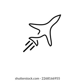 Logo del avión a reacción más rápido del mundo 