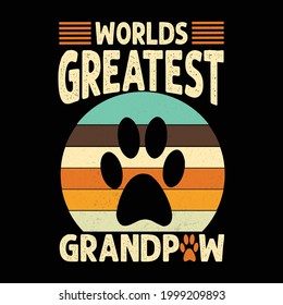 Worlds greatest grandpa - vector