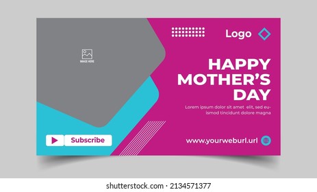 World's Mother's Day Video Thumbnail, World's Mother's Day advertising or other Video Thumbnail