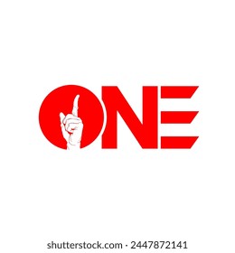 World's Number one unit. Red number one logo. 