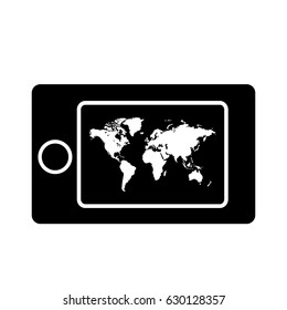 worldtravel tablet icon