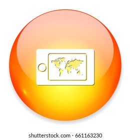 worldtravel tablet icon