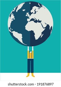 Worldwide business concept