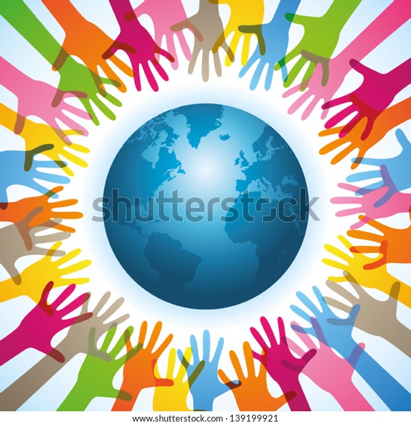 Worldwide Charity Work Stock Vector (Royalty Free) 139199921