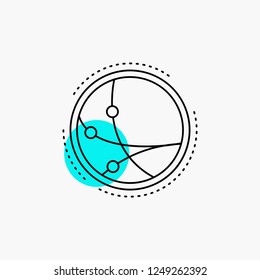 worldwide, communication, connection, internet, network Line Icon