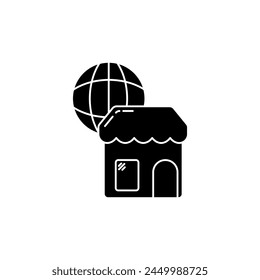 worldwide concept line icon. Simple element illustration. worldwide concept outline symbol design.