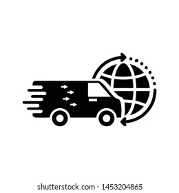 Worldwide Delivery Icon / Global Shipping
