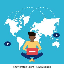 Worldwide delivery online orders
