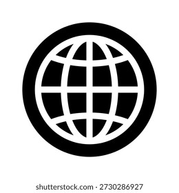 Ilustração mundial do design do símbolo do vetor do ícone