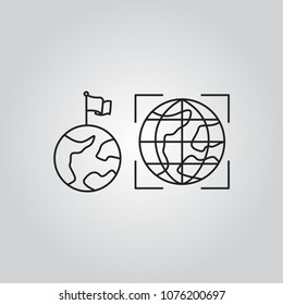 Worldwide icons set