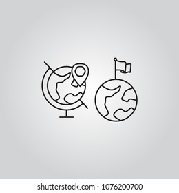 Worldwide icons set