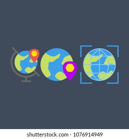 Worldwide icons set