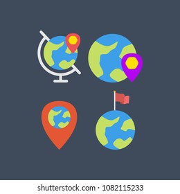Worldwide icons set