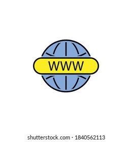 worldwide line colored icon. Teamwork at the idea. Signs and symbols can be used for web, logo, mobile app, UI, UX