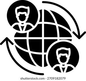Novo vetor mundial de design de ícone criativo