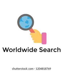 Worldwide search for web search 