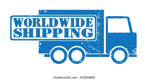 worldwide shipping icon