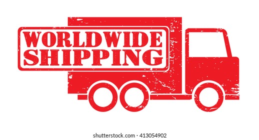 worldwide shipping icon