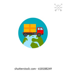 Worldwide Shipping Icon