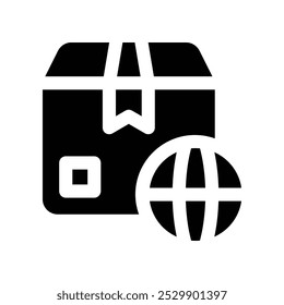 Symbol für weltweiten Versand. Vektorsymbol für Ihre Website, Ihr Handy, Ihre Präsentation und Ihr Logo-Design.