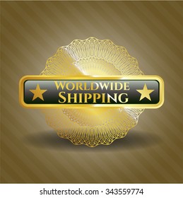 Worldwide Shipping shiny emblem