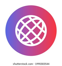 Worldwide support icon. Vector Illustration EPS10