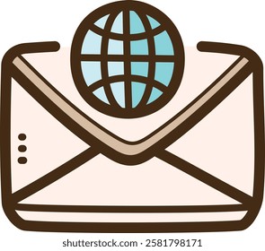 Worldwide vector doodle illustration and graphic