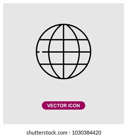 Worldwide Vector Icon