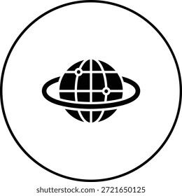 Weltweites Vektorsymbol. Kann für Druck-, Mobil- und Web-Anwendungen verwendet werden.