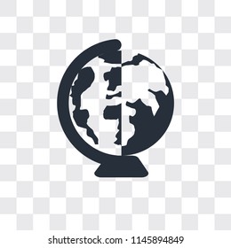 Worldwide vector icon isolated on transparent background, Worldwide logo concept