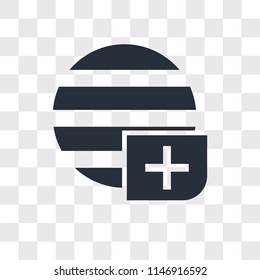 Worldwide vector icon isolated on transparent background, Worldwide logo concept