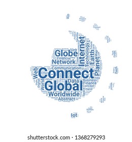 worldwide word cloud. tag cloud about worldwide