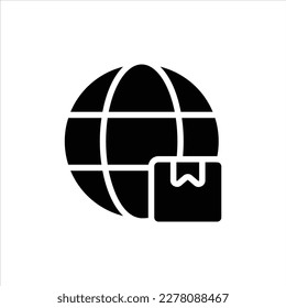 worlwide icon with isolated vektor and transparent background.