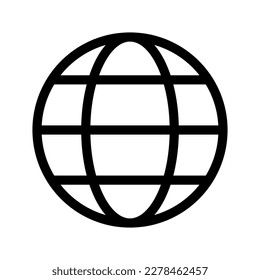 Worlwide Icon Vector Symbol Design Illustration