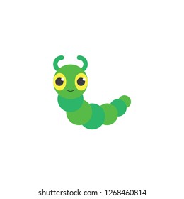 worm cartoon icon