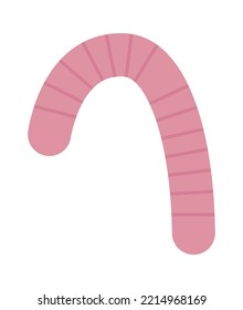Wurmflachsymbol Köder für Langfischerei Fischereiausrüstung