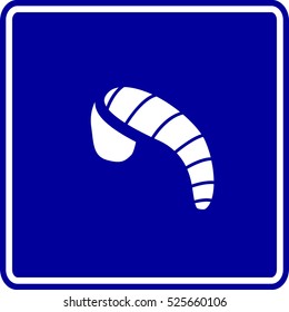 signo de gusano en agujero