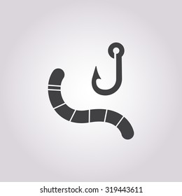 Worm icon. 