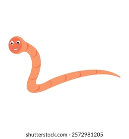 worm icon illustration design template