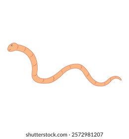 worm icon illustration design template