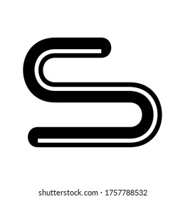 worm  icon or logo isolated sign symbol vector illustration - high quality black style vector icons
