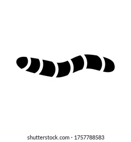 worm  icon or logo isolated sign symbol vector illustration - high quality black style vector icons
