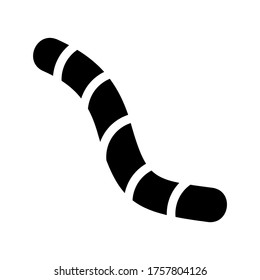 worm  icon or logo isolated sign symbol vector illustration - high quality black style vector icons