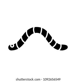 Worm icon vector illustration