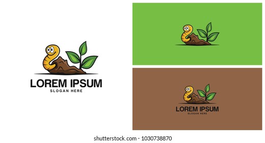 Worm Logo Design Template