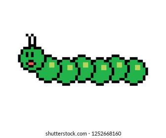 Worm Pixel Art