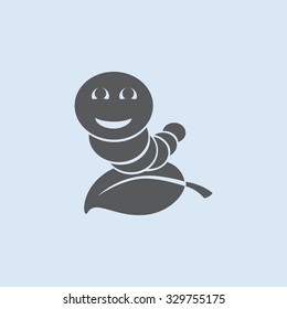 Worm vector icon